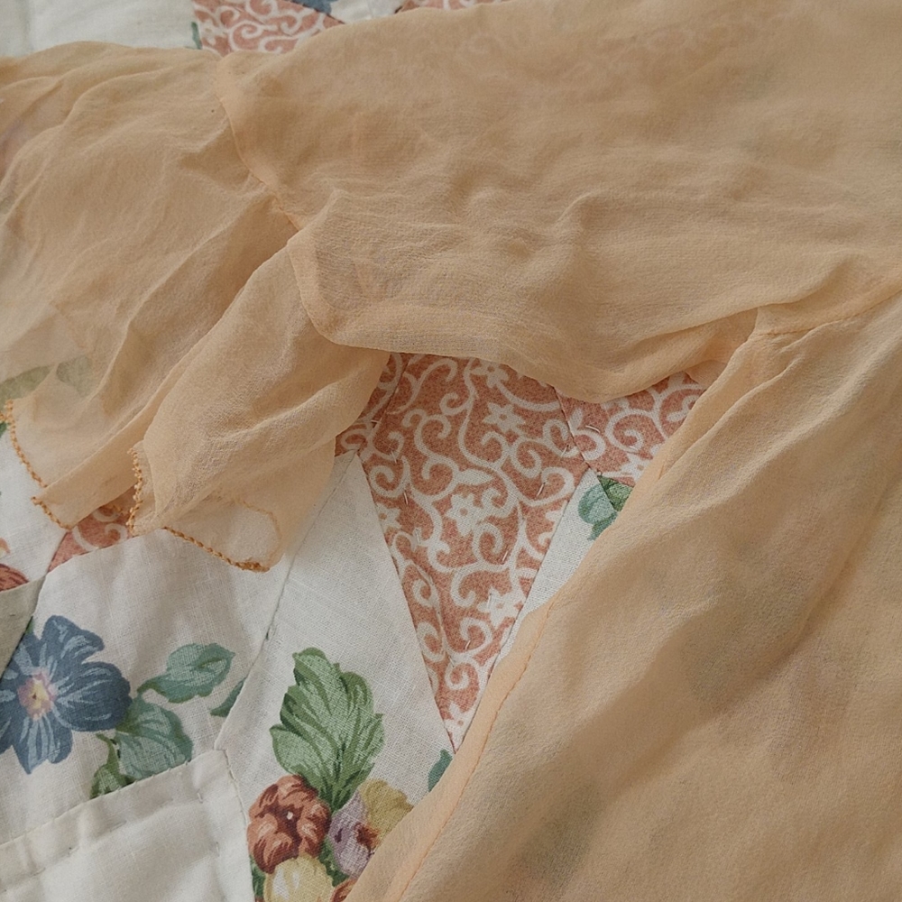 3 PIECE 1920s-30s SILK INCREDIBLE CHIFFON ENSEMBLE - Picture 13 of 16